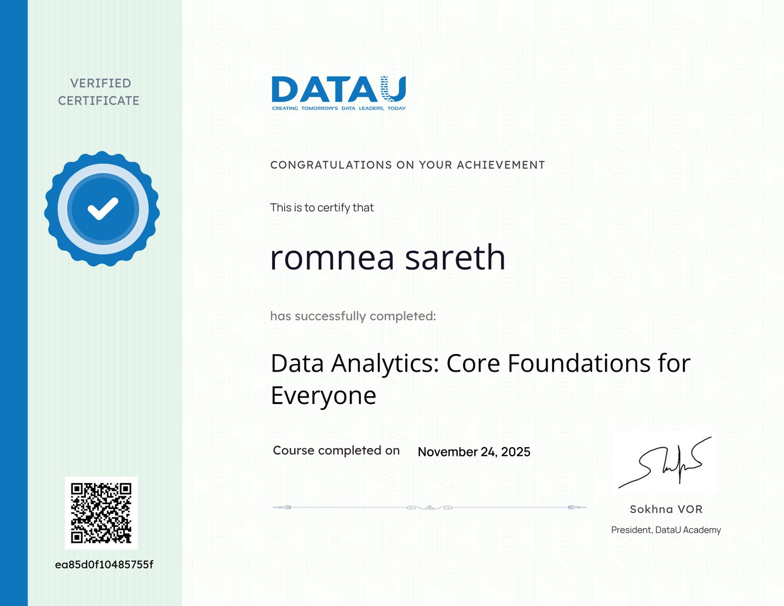 Data Analytics: Core Foundations for Everyone